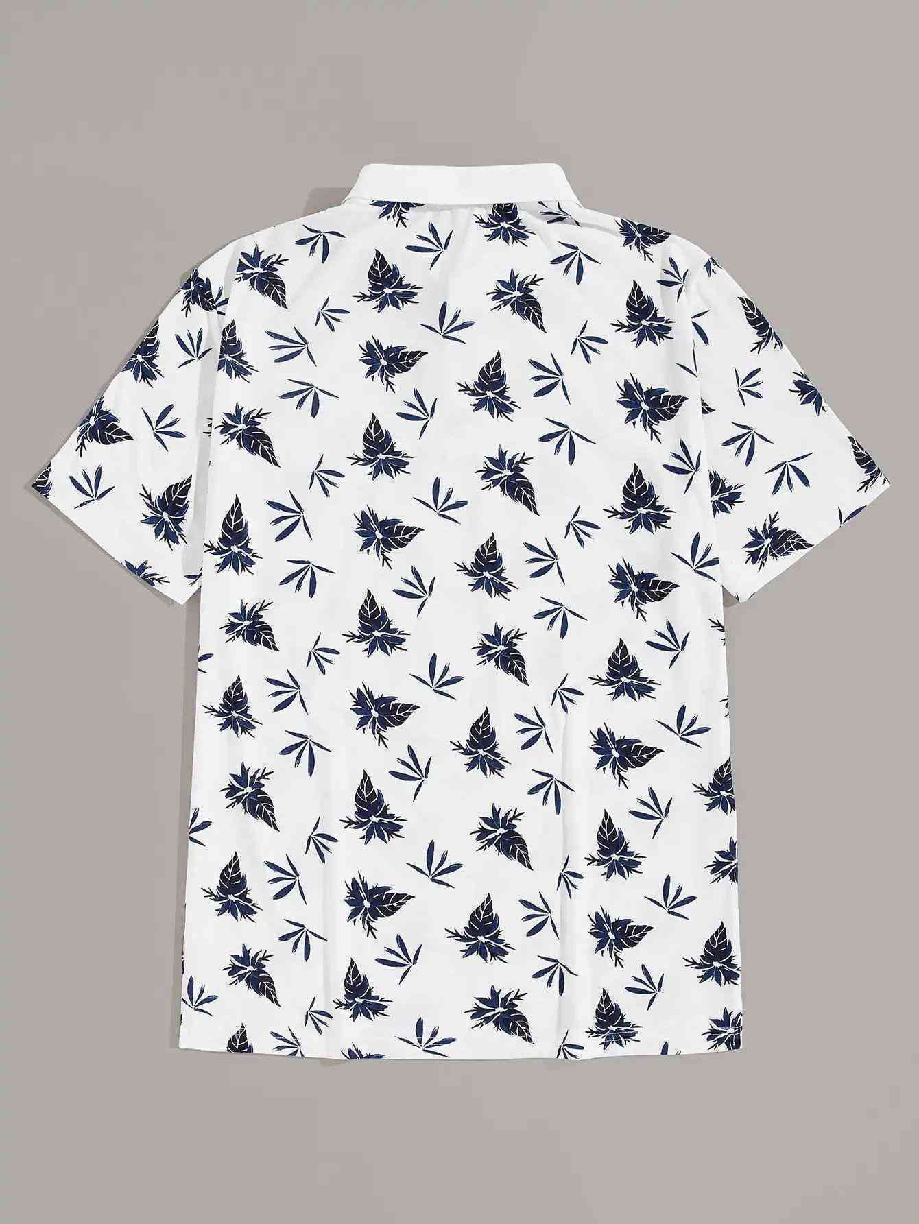 Men Allover Jungle Print Shirt