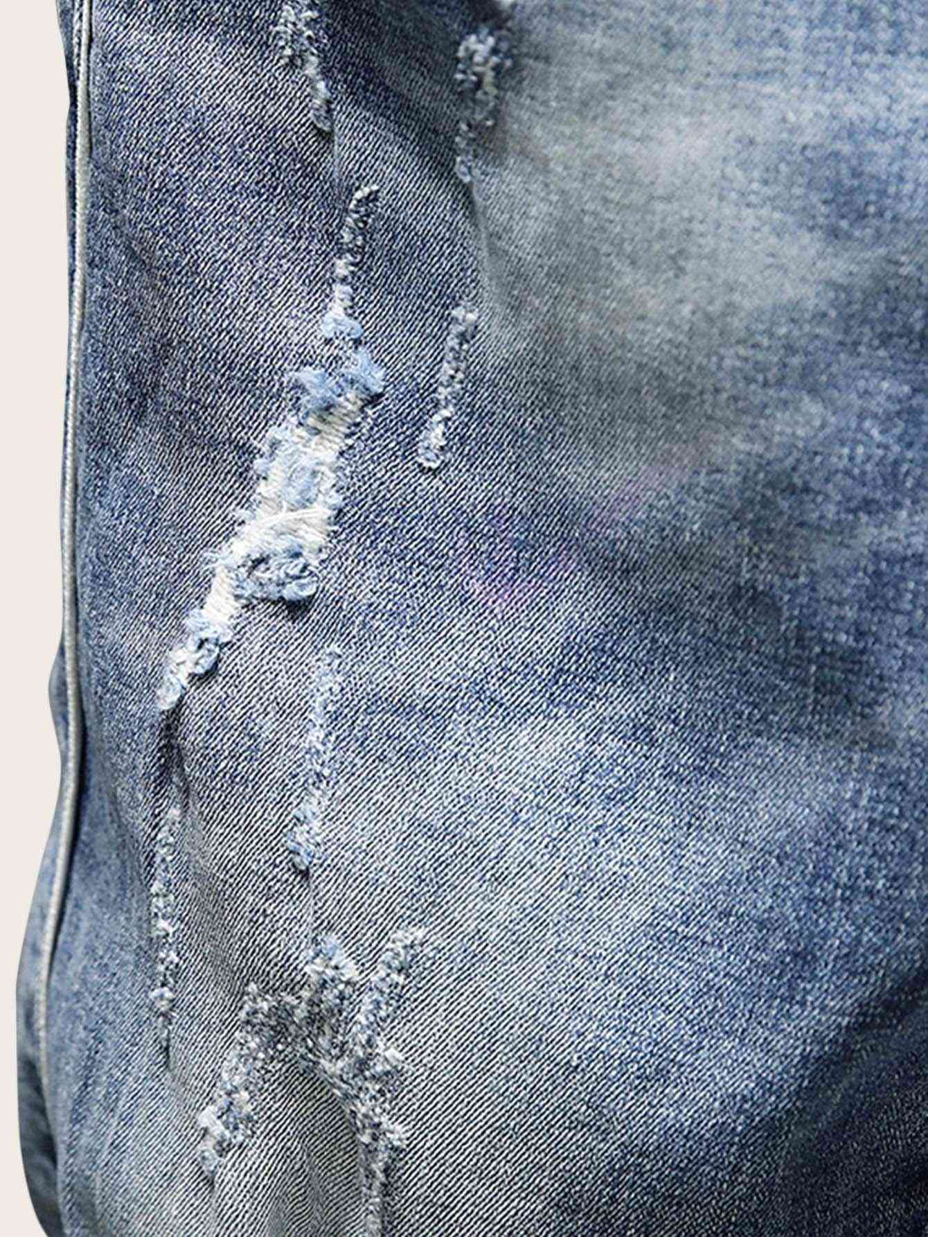 Men Destroyed Jeans