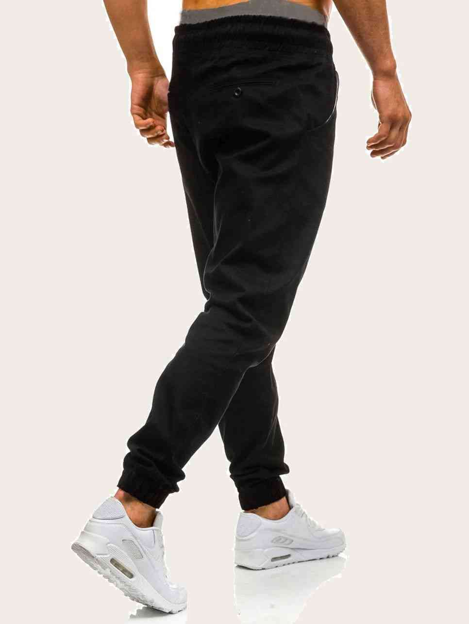 Men Letter Print Drawstring Waist Sweatpants