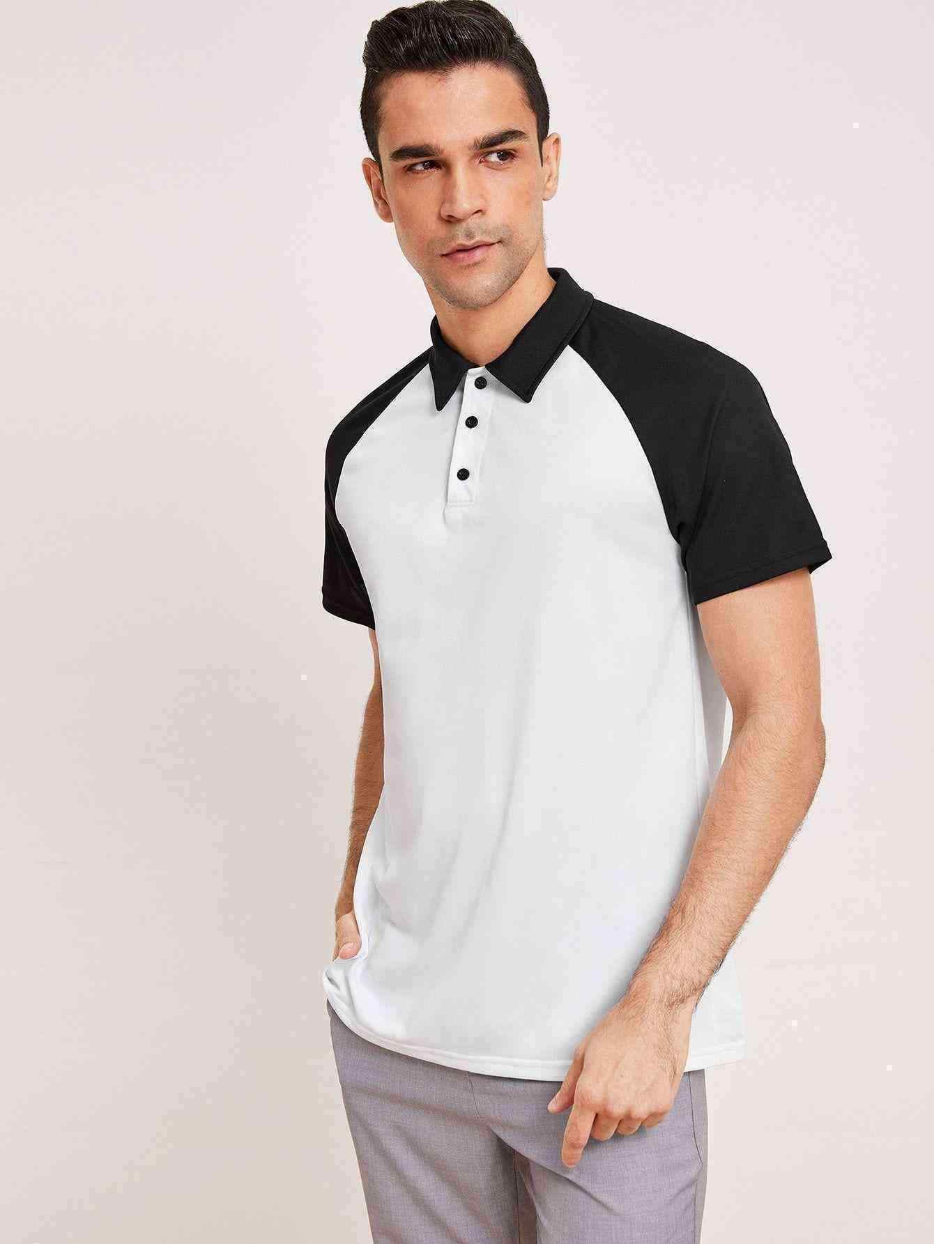 Men Raglan Sleeve Shirt