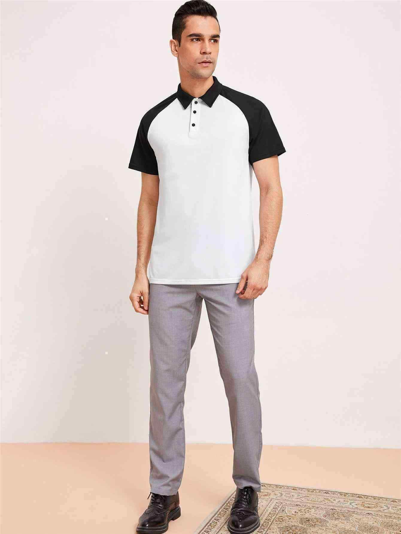 Men Raglan Sleeve Shirt